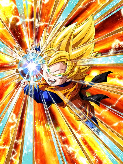 Burgeoning Might Super Saiyan Goten Kid