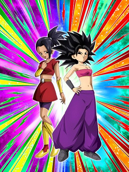 Female Saiyans of Universe 6 Caulifla Kale