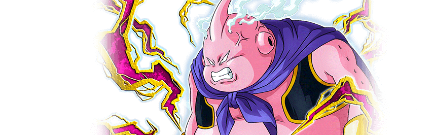 Dokkanbattle Eruption Of Anger Majin Buu Character - Cartoo PNG Transparent  With Clear Background ID 186507