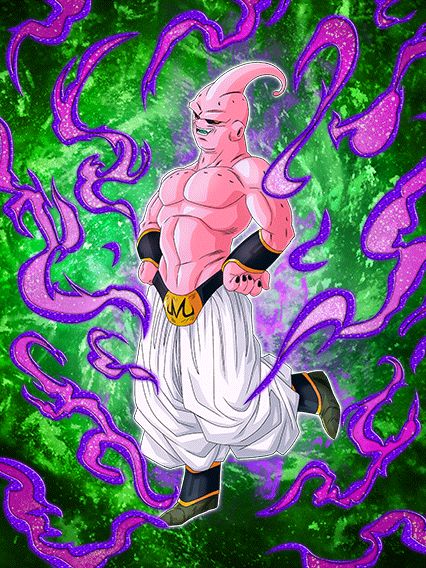 dokkanbattle [aggregation Of Anger] Majin Buu Character - 魔 人 ブウ 純粋 悪, HD  Png Download - vhv