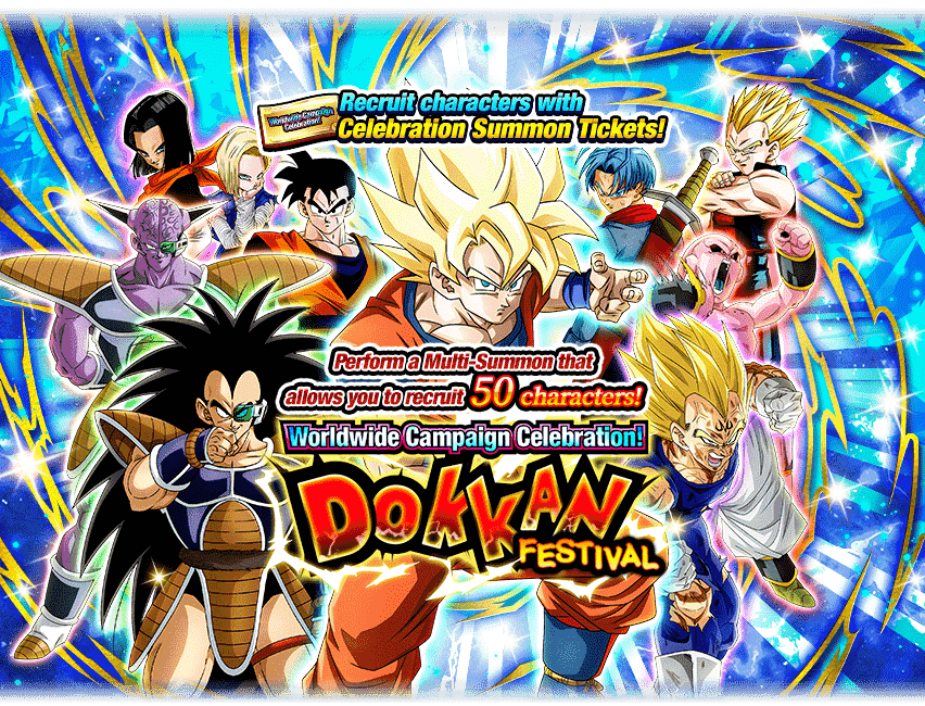 Worldwide Campaign Celebration! Dokkan Festival (A) [50 Tickets