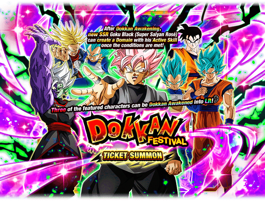 Dokkan Festival Ticket Summon Goku Black Super Saiyan Ros